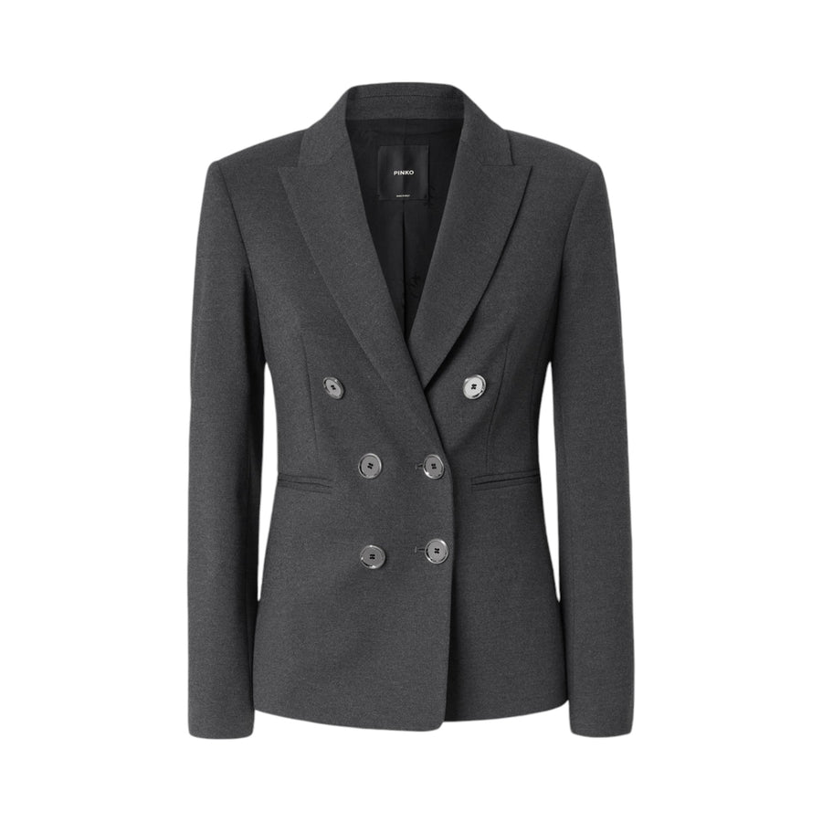 Blazer donna in tessuto tecnico punto stoffa