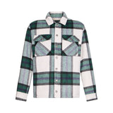 Giacca uomo overshirt in lana check