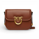 Borsa donna media a spalla Love Bag Box in nappa