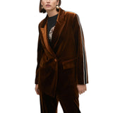 Blazer donna in Velluto con Dettaglio Manica