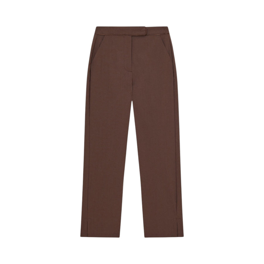 Pantaloni donna a sigaretta in misto cotone