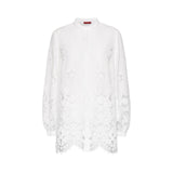 Camicia donna in pizzo traforato