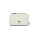 Portafoglio donna mini in pelle con Love Birds