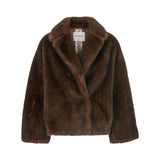 Giacca donna in pelliccia sintetica