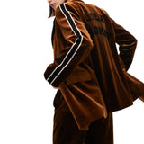 Blazer donna in Velluto con Dettaglio Manica