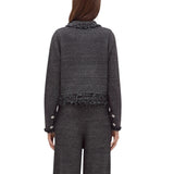 Giacca donna in maglia moulinè