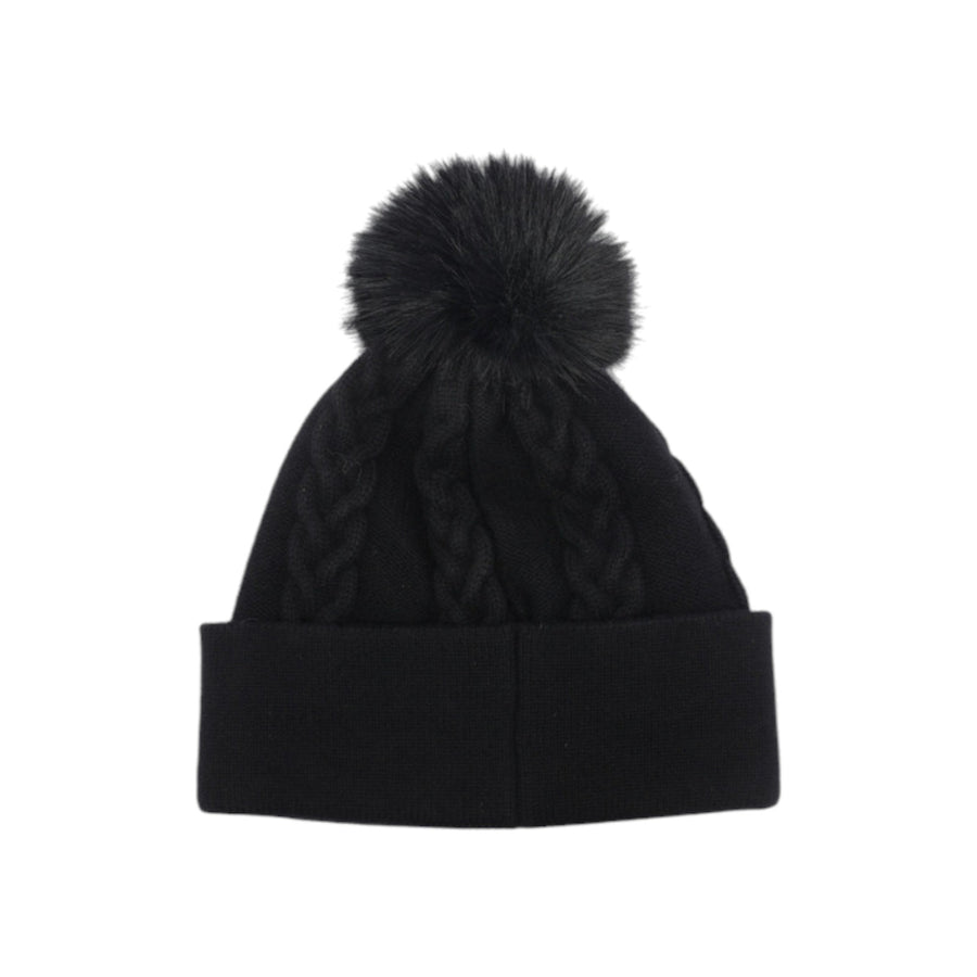 Cappello donna con ponpon e logo Liu Jo