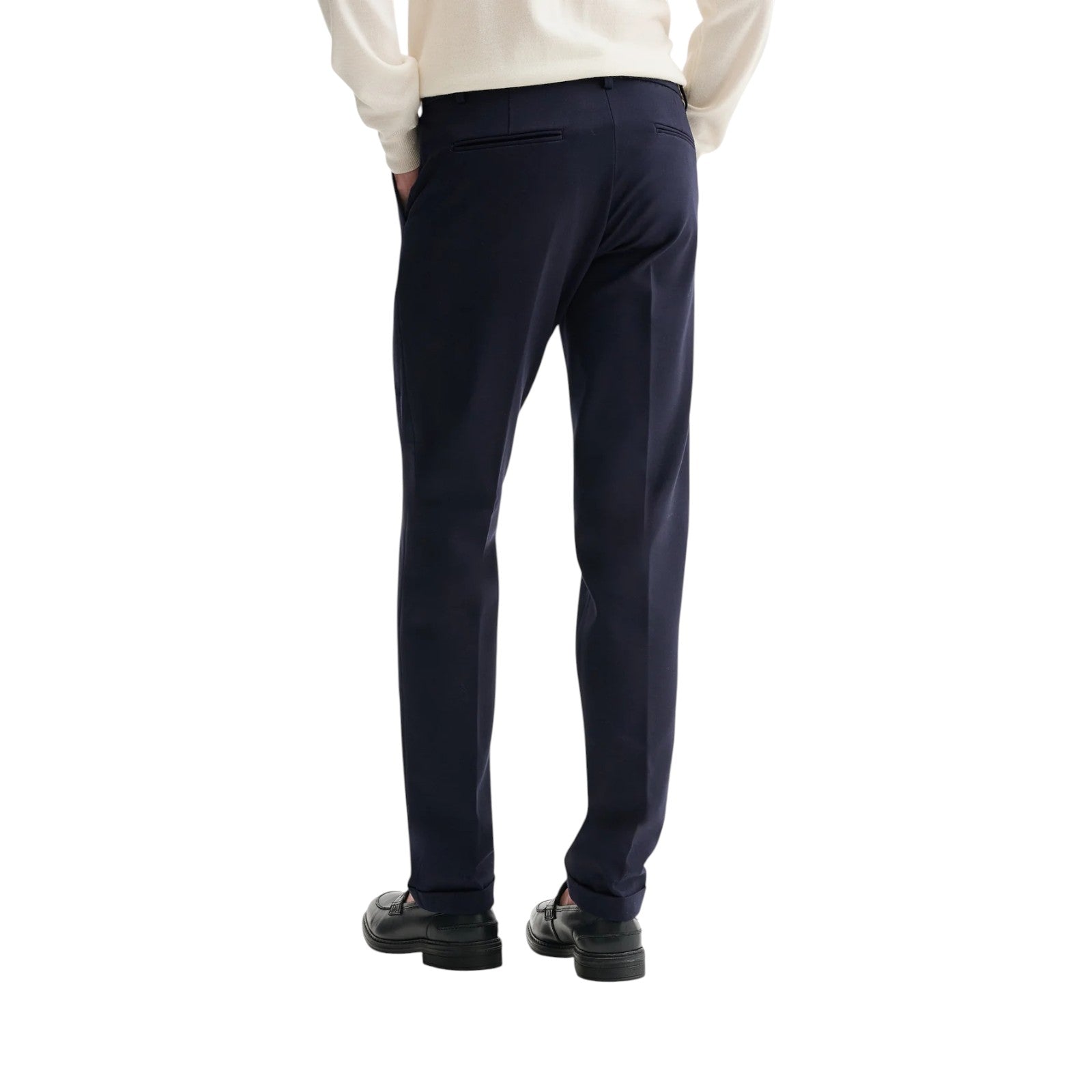 Pantaloni Uomo Slim fit Da Completo In Punto Milano Bonavoglia pantaloni-uomo-slim-fit-da-completo-in-punto-milano-bonavoglia