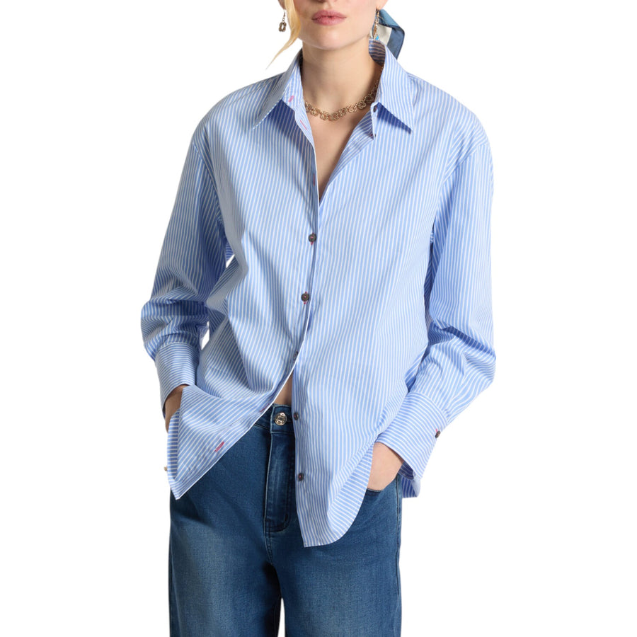 Camicia donna rigata