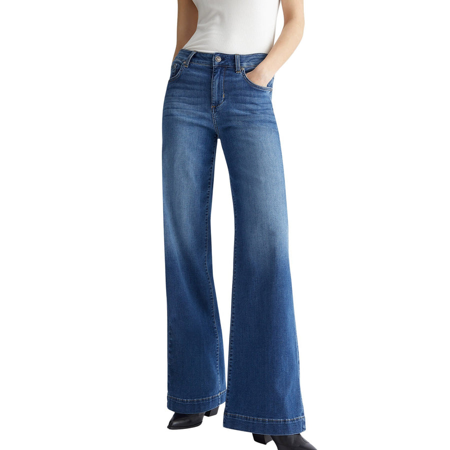 Jeans donna flare stretch