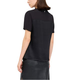 T-shirt donna in viscosa a maniche corte