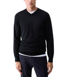 Maglia uomo scollo a V in lana merino