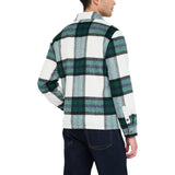Giacca uomo overshirt in lana check