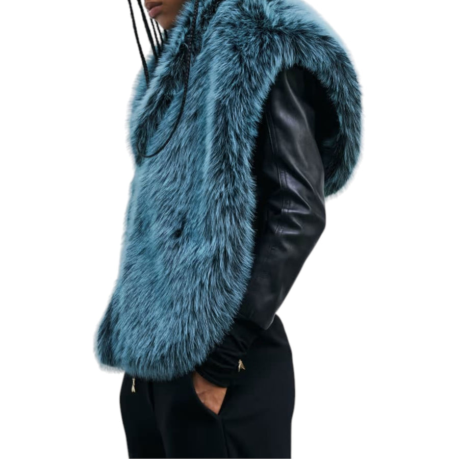 Cappa donna morbida reversibile