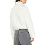 Giacca donna in nylon trapuntato e maglia