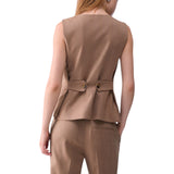 Gilet donna con alamari