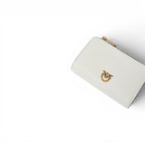 Portafoglio donna mini in pelle con Love Birds