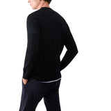 Maglia uomo scollo a V in lana merino