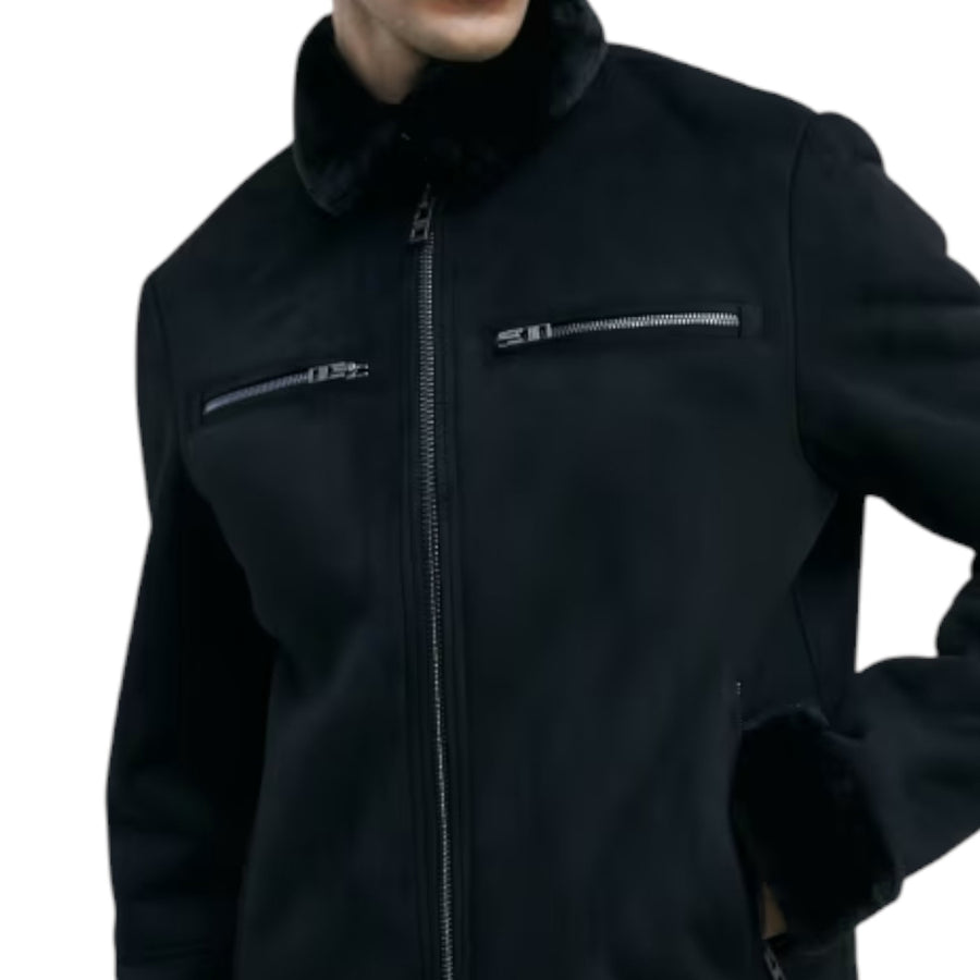 Giubbotto uomo imbottito con collo morbido