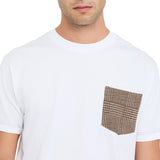 T-shirt uomo in cotone con taschino