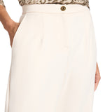 Pantaloni donna chinos con risvolto al fondo