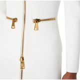 Cardigan donna in maglia con zip
