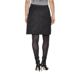 Gonna donna midi ricamata con spacco