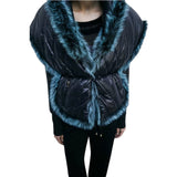 Cappa donna morbida reversibile