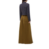 Giacca donna corta in tweed bouclé con bottoni metallici