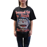 T-shirt donna con stampa e paillettes