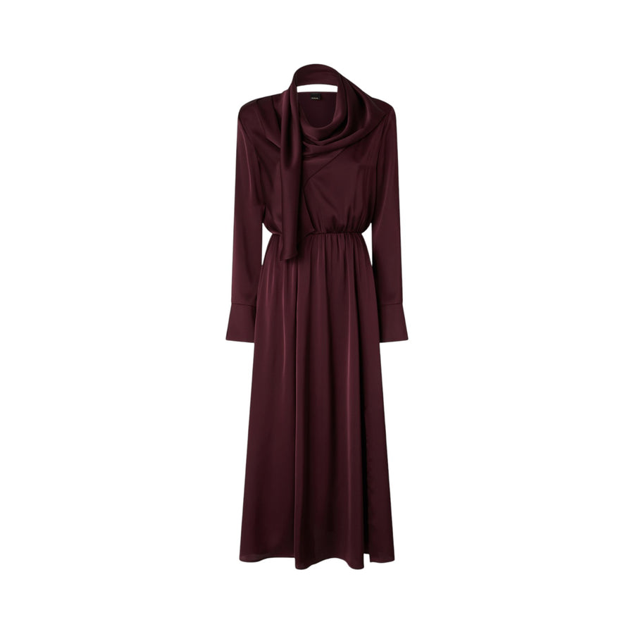 Vestito donna lungo con fusciacca