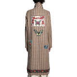 Cappotto donna in tartan