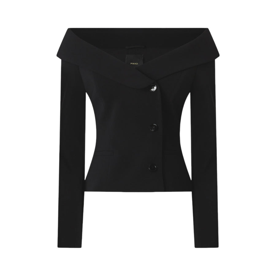 Giacca donna aderente con spalle scoperte