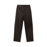 Pantalone donna in ecopelle