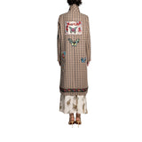 Cappotto donna in tartan