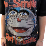 T-shirt donna con stampa e paillettes