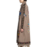 Cappotto donna in tartan