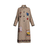 Cappotto donna in tartan