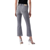 Jeans donna bootcut a vita alta