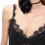 Top Donna lingerie con pizzo