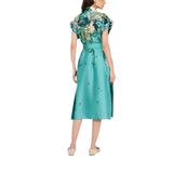 Abito donna chemisier in twill stampato