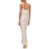 Abito Donna slipdress lungo con logo Love Birds rimovibile