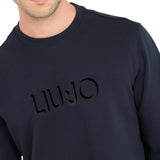 Felpa uomo in cotone con logo