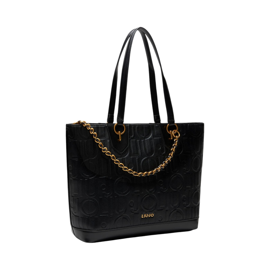 Shopping donna bag con logo e catena