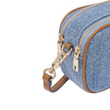 Borsa donna a tracolla piccola in denim