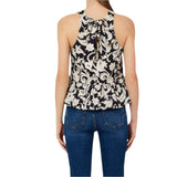 Top donna in popeline con fiocco
