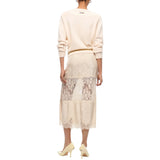Maglione donna in lana e cashmere con maxi rombi