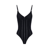 Body donna in maglia à jour