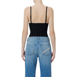 Body donna in maglia à jour