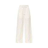 Pantaloni donna in misto lino
